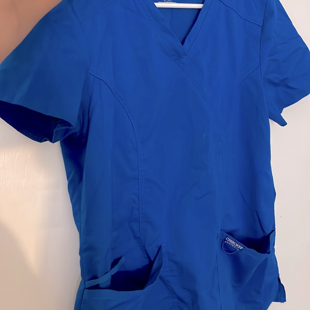 cherokee scrub top
